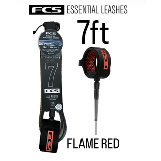 エフシーエス(FCS)のFCS 7’ ALL ROUND 7mm ESSENTIAL LEASH新品(サーフィン)