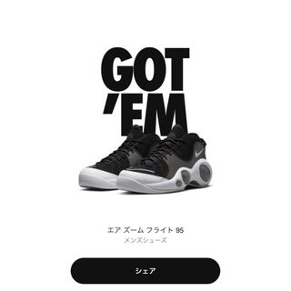 ナイキ(NIKE)のNike Air Zoom Flight 95 "Black Metallic"(スニーカー)