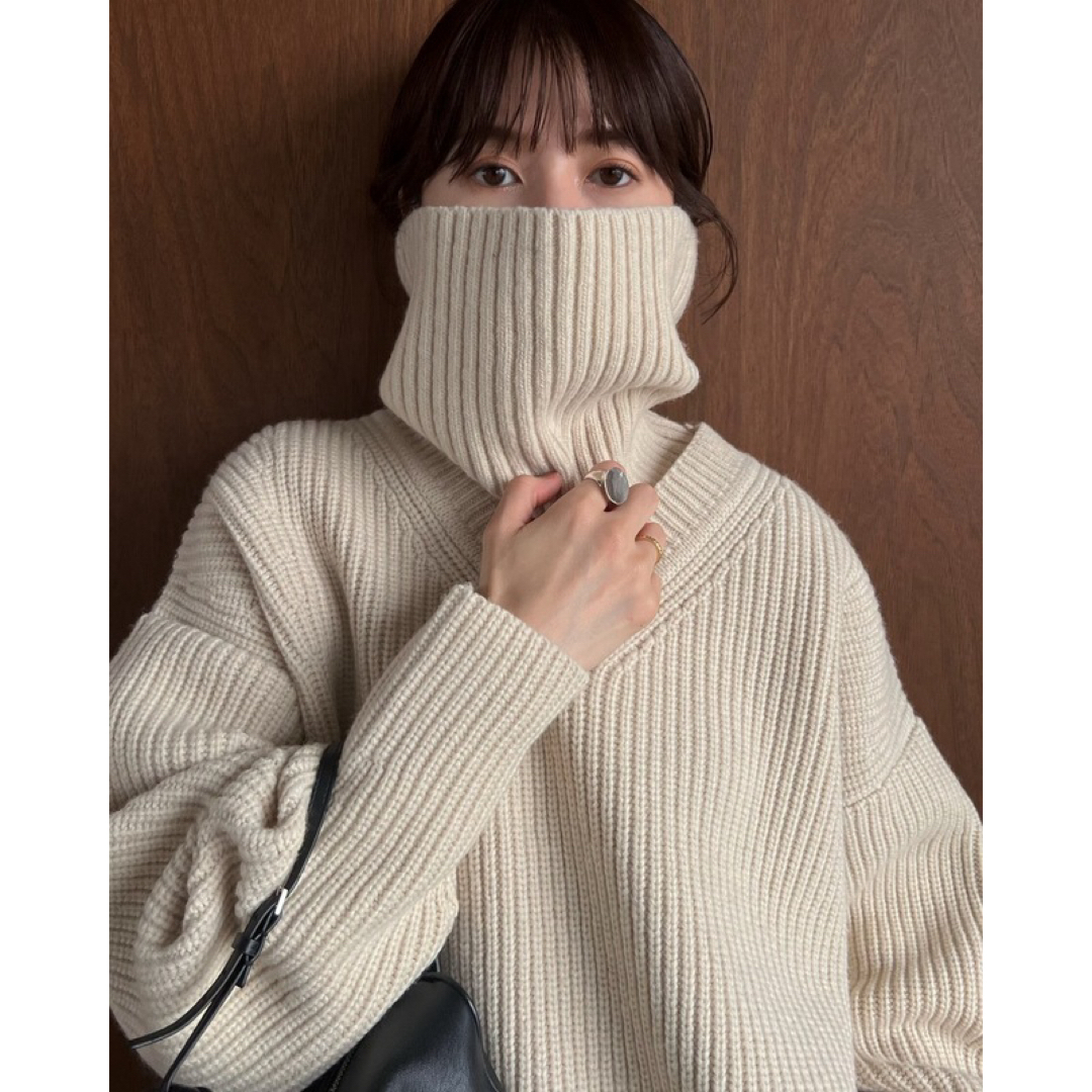 CLANE(クラネ)のnontama様専用クラネ2WAY NECK WARMER KNIT TOPS レディースのトップス(ニット/セーター)の商品写真