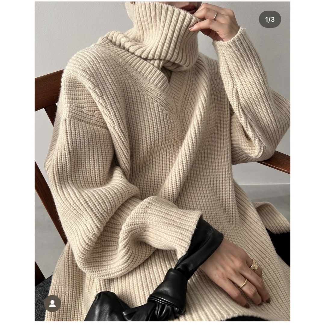 CLANE(クラネ)のnontama様専用クラネ2WAY NECK WARMER KNIT TOPS レディースのトップス(ニット/セーター)の商品写真