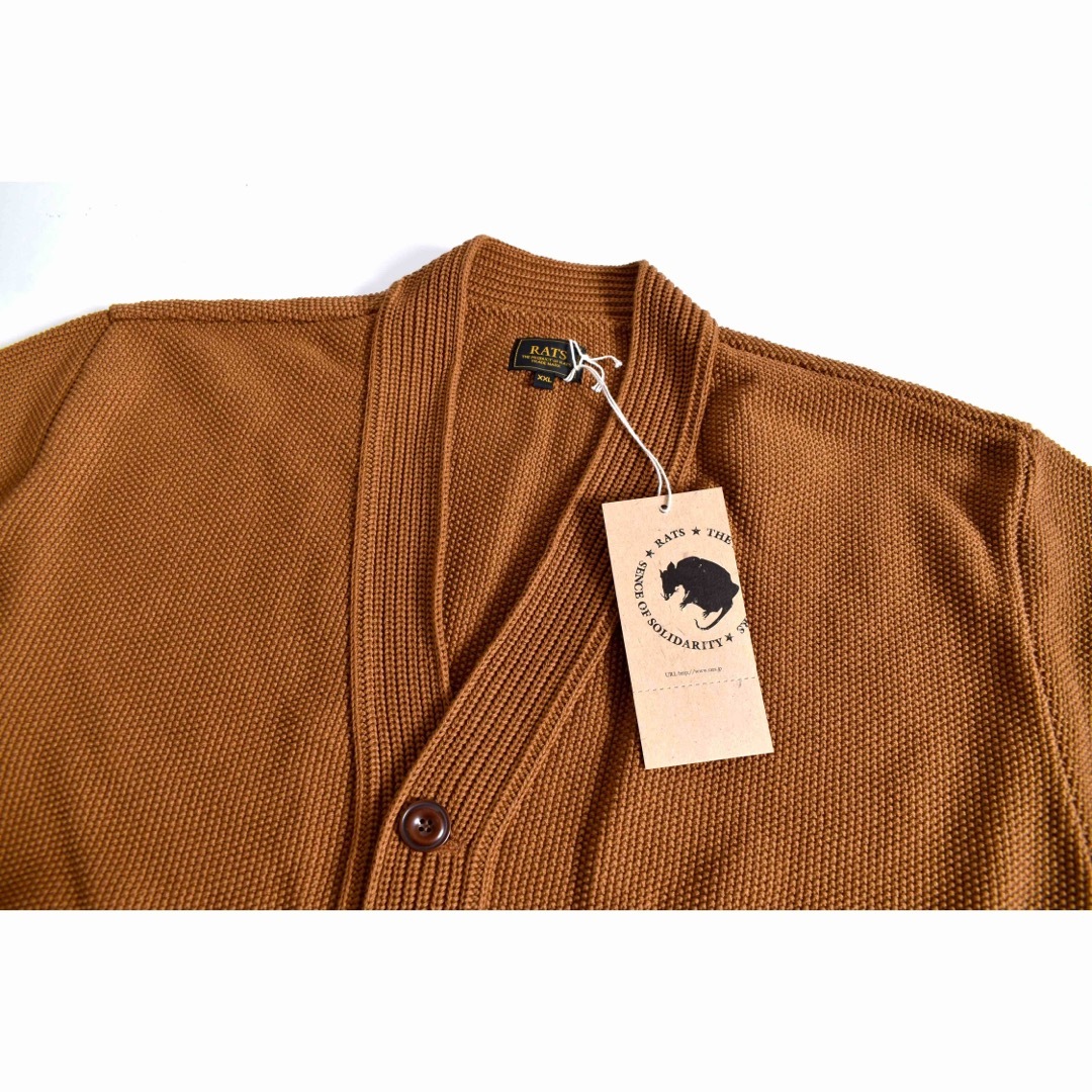 RATS - 希少 XXL 新品未使用 RATS カーディガン ニット キムタク RATS - 希少 XXL 新品未使用 RATS カーディガン ニット キムタク
