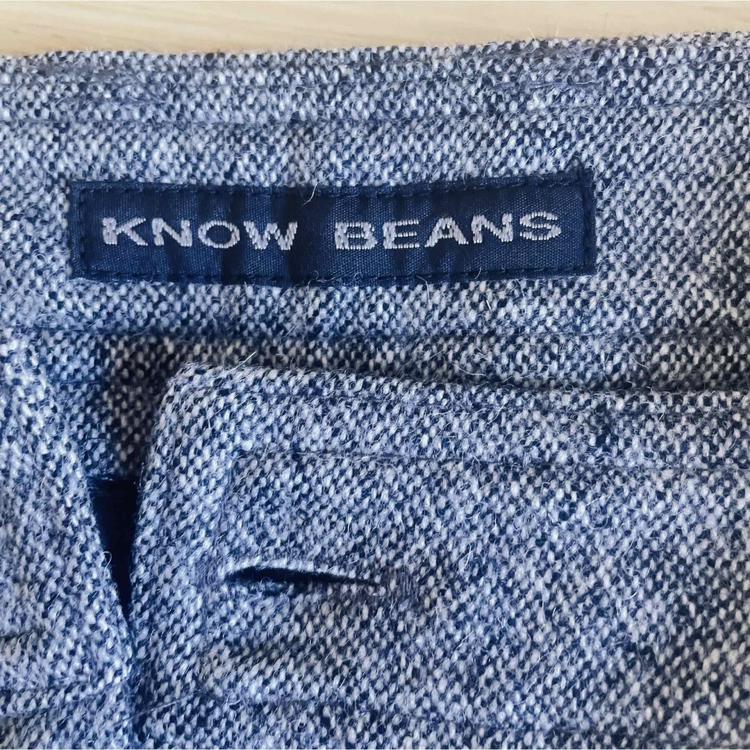 KNOW BEANS(ノービーンズ)の【KNOW BEANS】ショートパンツ 毛 カシミヤ アンゴラ グレー 36 S レディースのパンツ(ショートパンツ)の商品写真