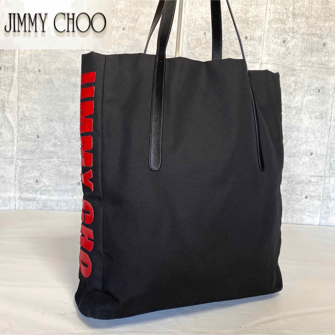 JIMMY CHOO(ジミーチュウ)の【良品】JIMMY CHOO PIMLICO N/S キャンバス トートバッグ レディースのバッグ(トートバッグ)の商品写真