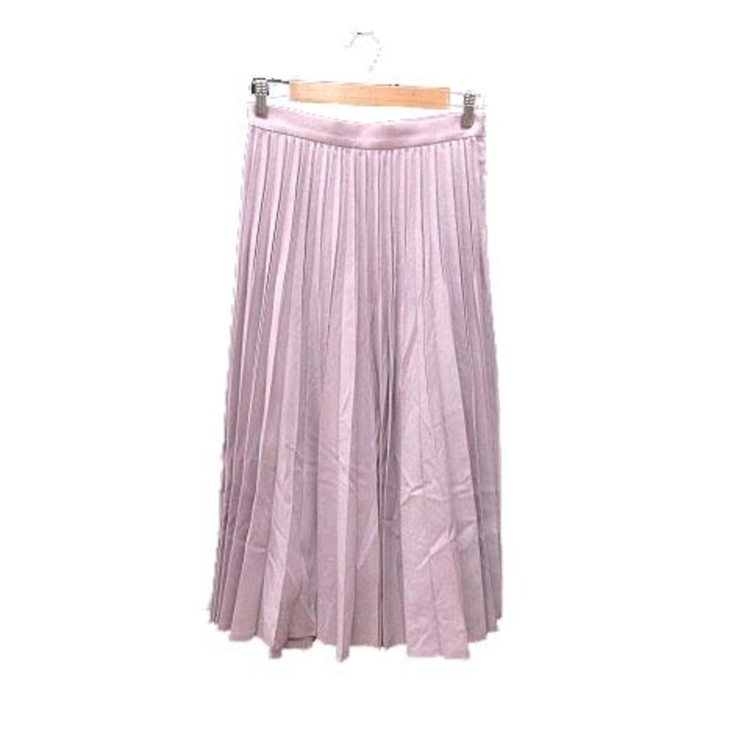 UNTITLED(アンタイトル)のアンタイトル UNTITLED プリーツスカート ロング 2 ピンク /YK レディースのスカート(ロングスカート)の商品写真