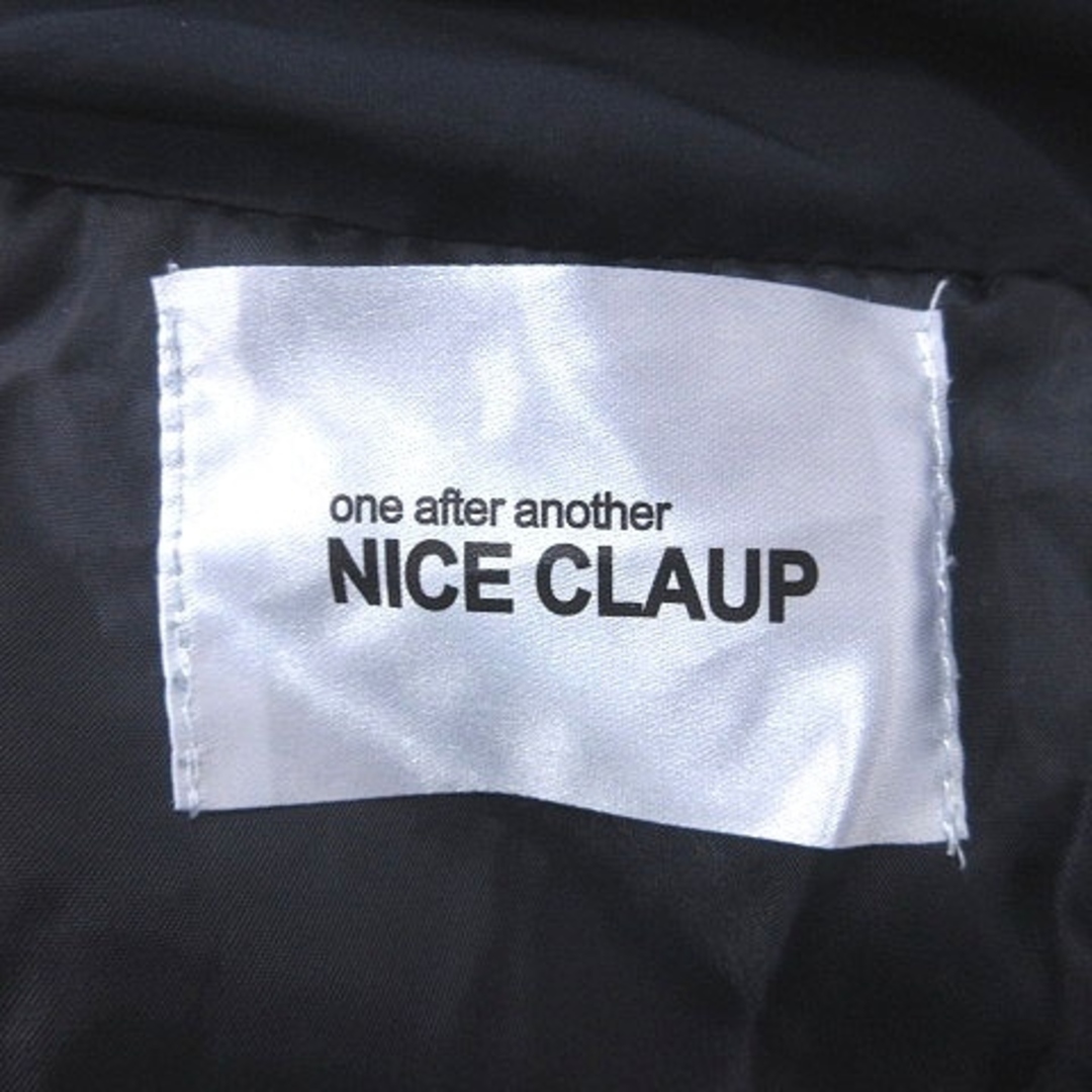 NICE CLAUP(ナイスクラップ)のナイスクラップ 中綿ジャケット 総裏地 フード F 紺 ネイビー レディースのジャケット/アウター(その他)の商品写真