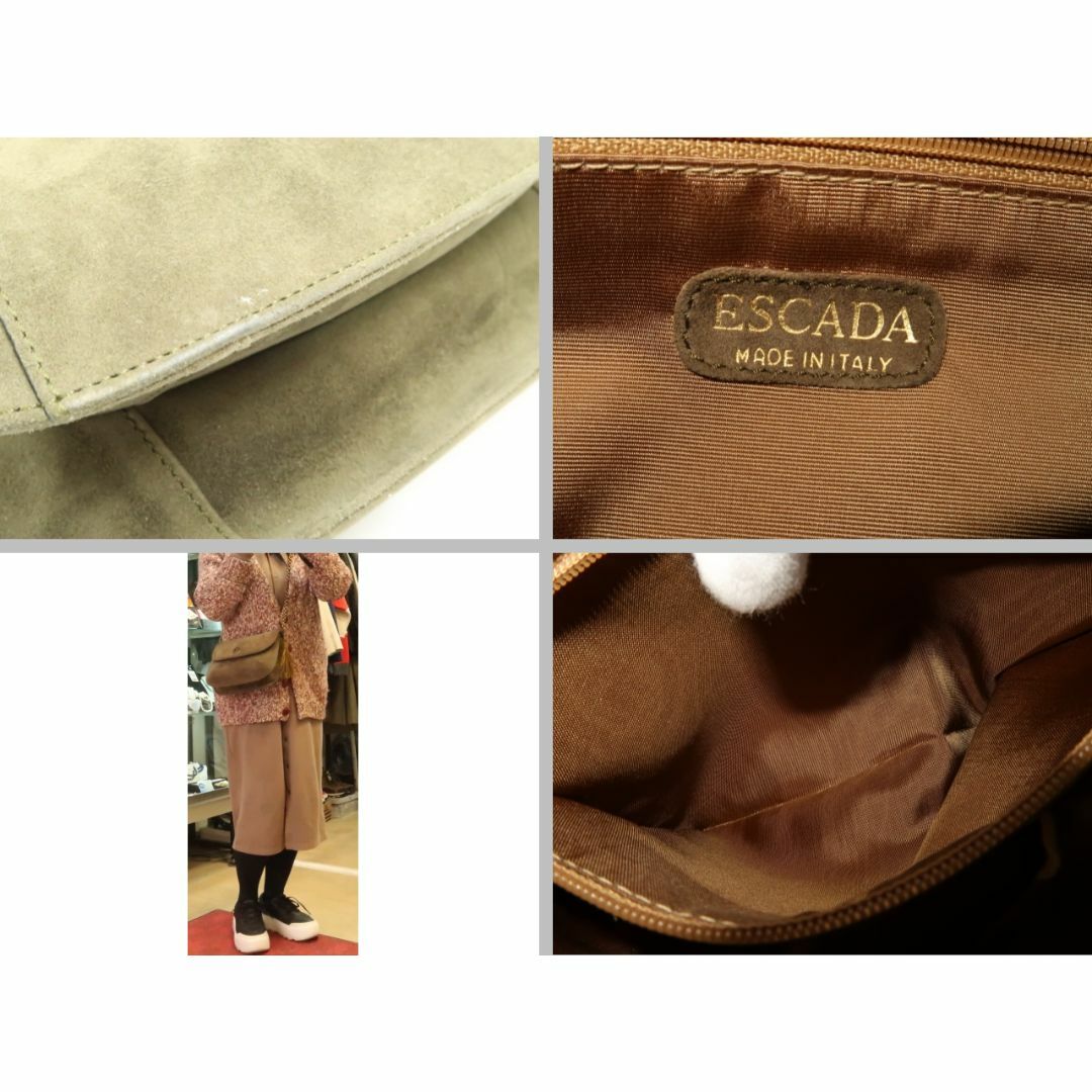 ESCADA(エスカーダ)のエスカーダ　イタリア製　　ヌバック　ショルダーバッグ　18676704 レディースのバッグ(ショルダーバッグ)の商品写真