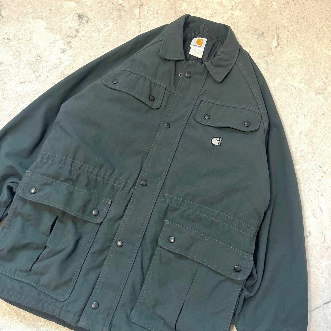 carhartt(カーハート)の【カーハート】レアモデル 中綿入り コットン ワークジャケット カバーオール メンズのジャケット/アウター(カバーオール)の商品写真