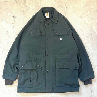 カーハート(carhartt)の【カーハート】レアモデル 中綿入り コットン ワークジャケット カバーオール(カバーオール)