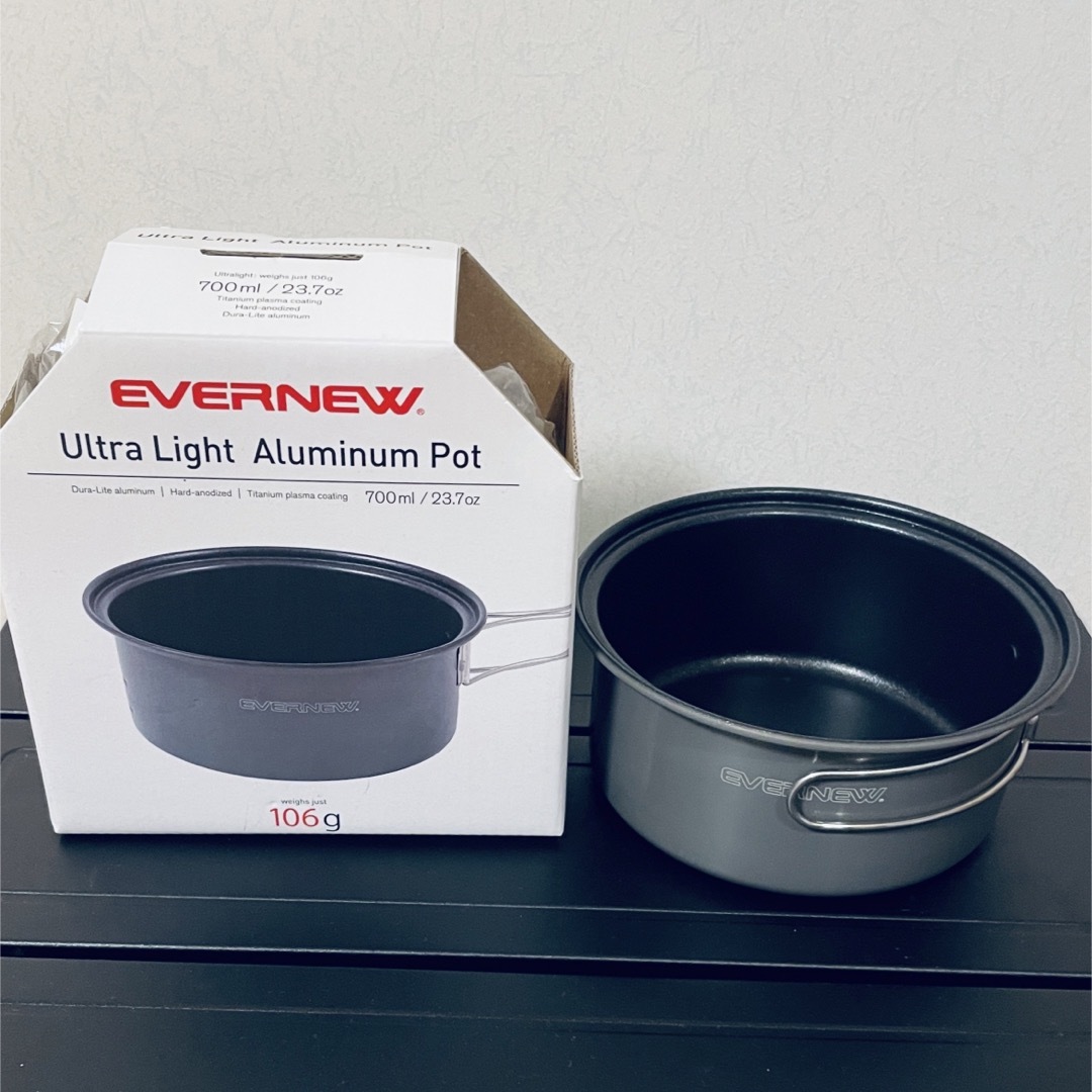 EVERNEW(エバニュー)のエバニュー　UL ALU ナベ 700 アルミクッカー　新品未使用品 スポーツ/アウトドアのアウトドア(調理器具)の商品写真