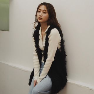 フュー(few.)の【few,】Poodle Knit Vest(ベスト/ジレ)