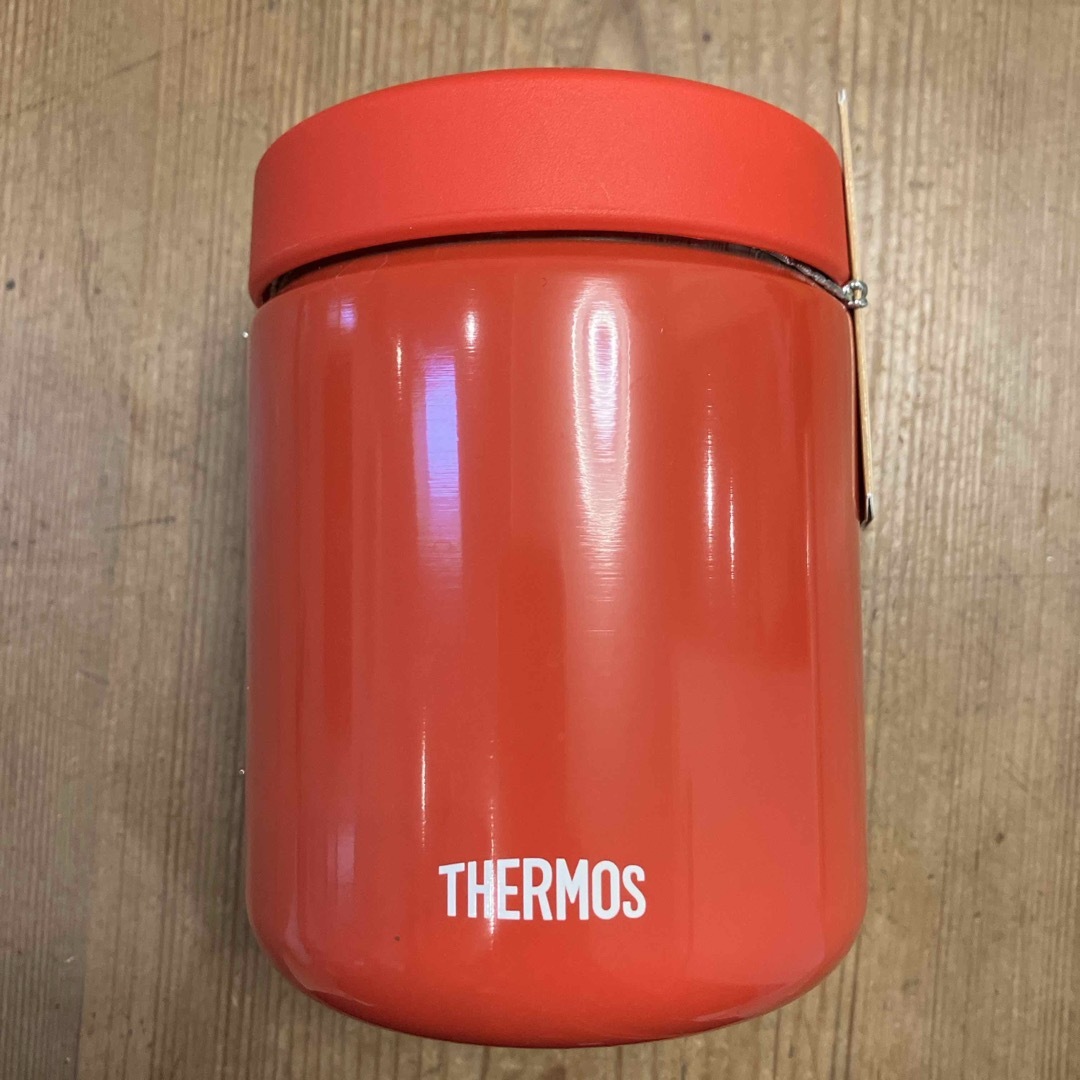 THERMOS(サーモス)の真空断熱スープジャー JBR-400 レッド インテリア/住まい/日用品のキッチン/食器(弁当用品)の商品写真