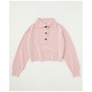 マウジー(moussy)のMOUSSY マウジー ニット ピンク ボタン(ニット/セーター)