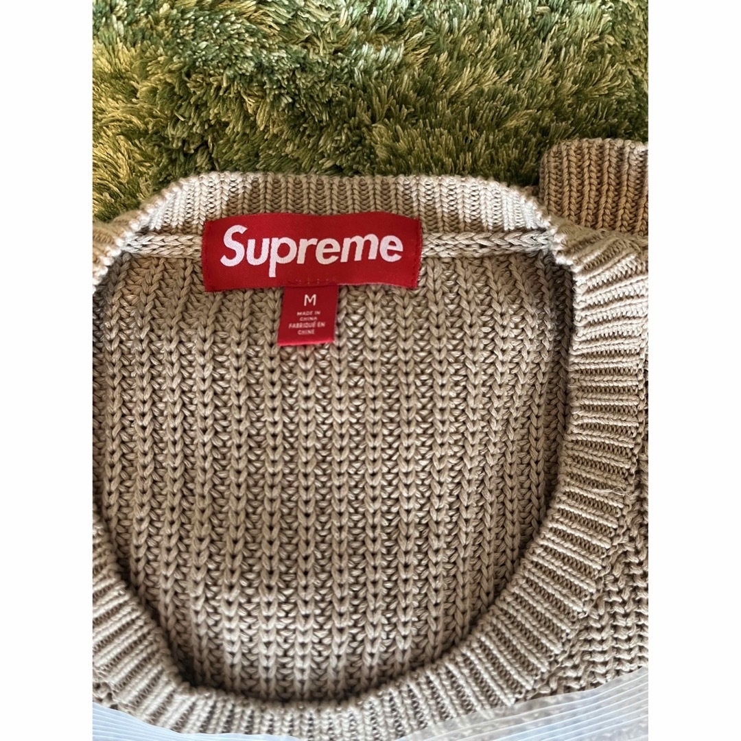 Supreme(シュプリーム)のSupreme Small Box Ribbed Sweater Tan メンズのトップス(ニット/セーター)の商品写真