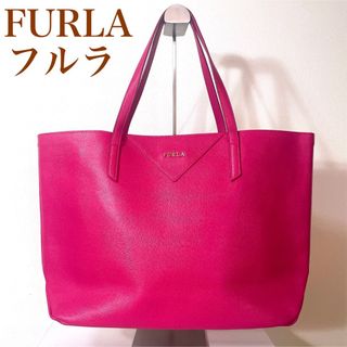 Furla - 極美品☆FURLA フルラ サリー トートバッグ グレージュ レザー