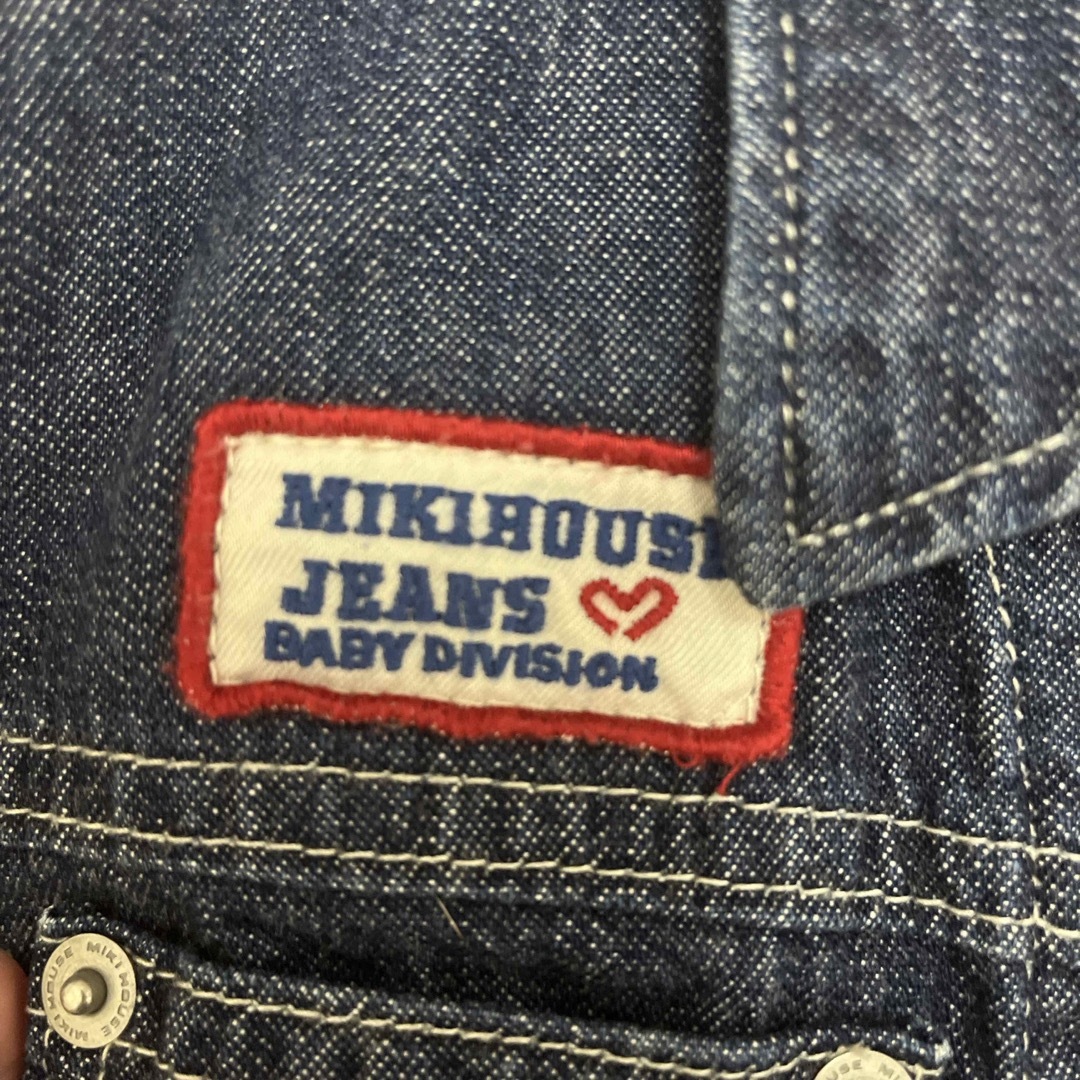 mikihouse(ミキハウス)のミキハウス 90サイズ　長袖デニムジャケット キッズ/ベビー/マタニティのキッズ服男の子用(90cm~)(ジャケット/上着)の商品写真