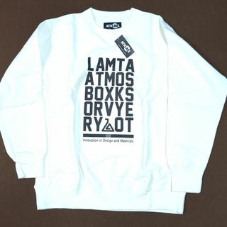 アトモス(atmos)の白XL ATMOS LAB MMXV Crew-Neck Sweat(スウェット)