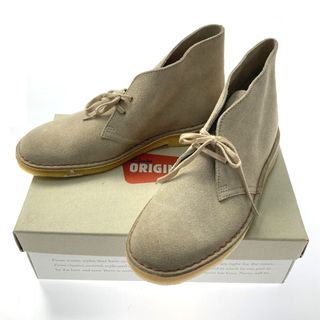 クラークス(Clarks)の☆☆CLARKS クラークス デザートブーツ チャッカブーツ 13292 ベージュ系 サイズ UK 8 US 8 1/2 メンズ 箱付き(ブーツ)