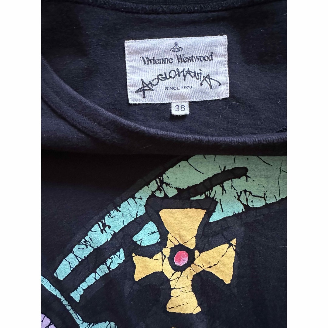 Vivienne Westwood(ヴィヴィアンウエストウッド)のヴィヴィアンウエストウッド　ビッグTシャツ　ブラック　XXL相当 メンズのトップス(Tシャツ/カットソー(半袖/袖なし))の商品写真