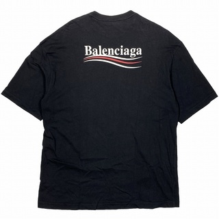 バレンシアガ(Balenciaga)の17AW バレンシアガ キャンペーンロゴ バックロゴ Tシャツ トップス(Tシャツ/カットソー(半袖/袖なし))