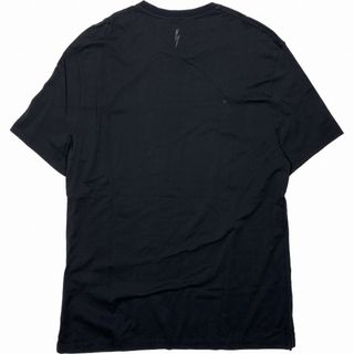 ニールバレット(NEIL BARRETT)の美品 ニールバレット サンダーボルト バックプリント Tシャツトップス 半袖 黒(Tシャツ/カットソー(半袖/袖なし))