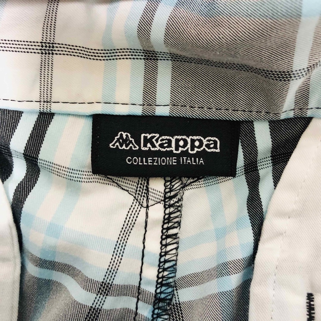 Kappa(カッパ)のKappa カッパ ゴルフパンツ 綿 チェック スポーツ/アウトドアのゴルフ(ウエア)の商品写真