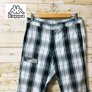 カッパ(Kappa)のKappa カッパ ゴルフパンツ 綿 チェック(ウエア)
