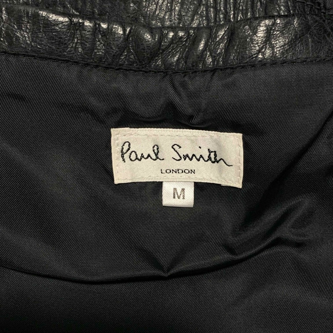 Paul Smith(ポールスミス)の定11万　ポールスミス　馬革ホースハイドレザー ライダースジャケットM メンズのジャケット/アウター(ライダースジャケット)の商品写真