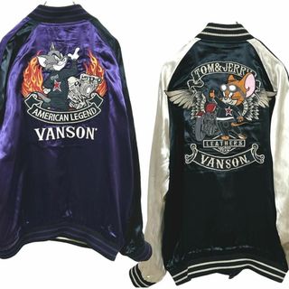 VANSON トムとジェリー リバーシブル　スカジャン XXL