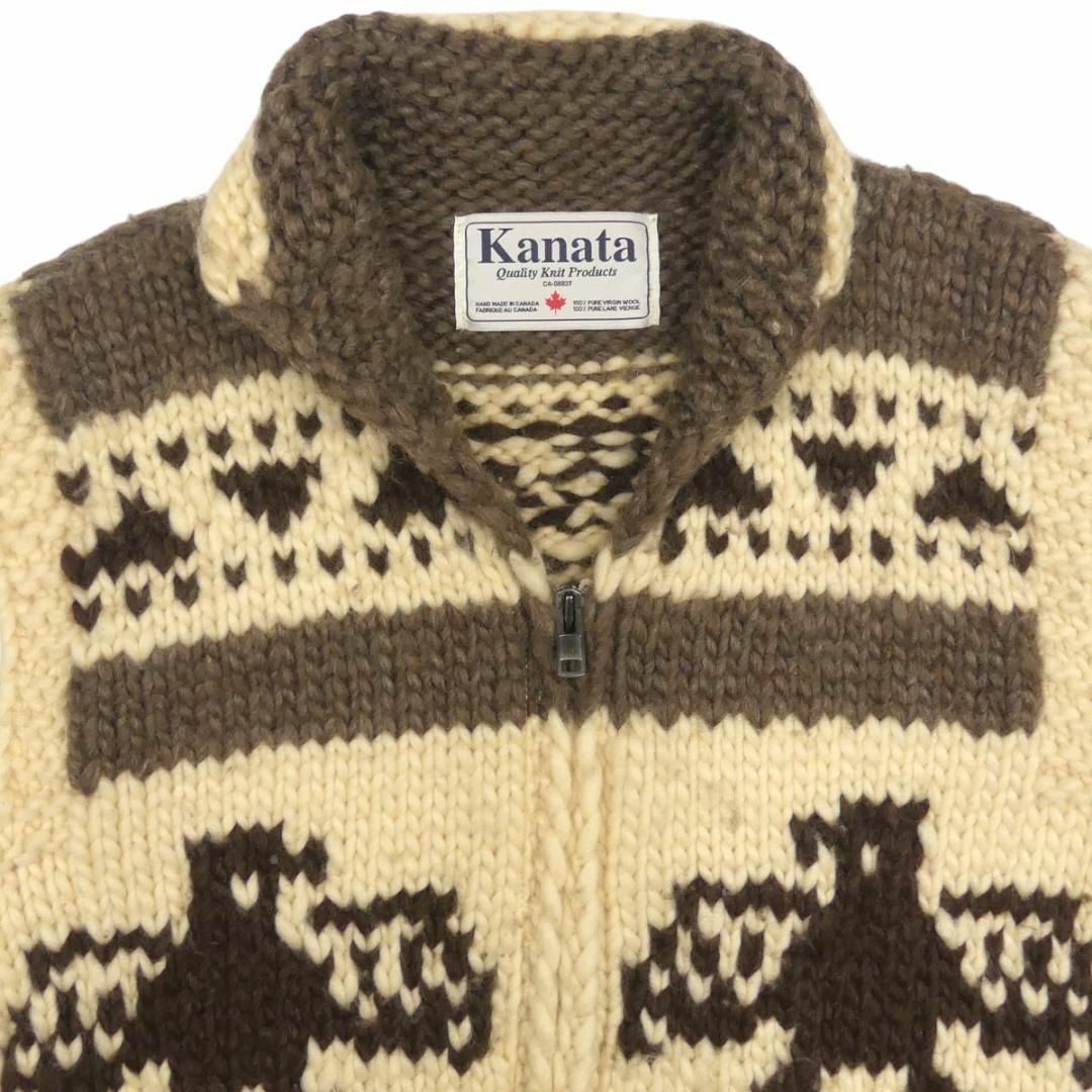 KANATA(カナタ)のカウチン セーター kanata ニット XL カナダ製 カナタ JJ712 メンズのトップス(ニット/セーター)の商品写真