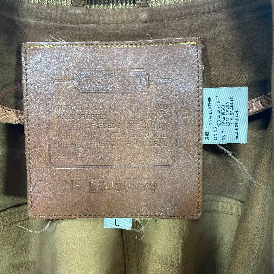 COACH - 【定価15万円】 USA製 90's OLD COACH スエード レザブルゾン