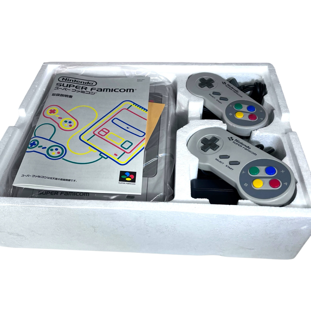 【美品】任天堂 ニンテンドースーパーファミコン SHVC-001 本体ゲームソフト/ゲーム機本体