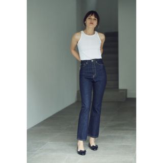 ヤヌーク(YANUK)のYANUK black by moussy SLIM STRAIGHT(デニム/ジーンズ)