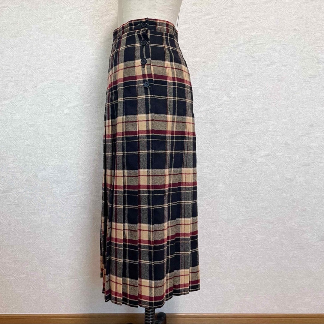 Lochie(ロキエ)のFrance vintage check skirt レディースのスカート(ロングスカート)の商品写真