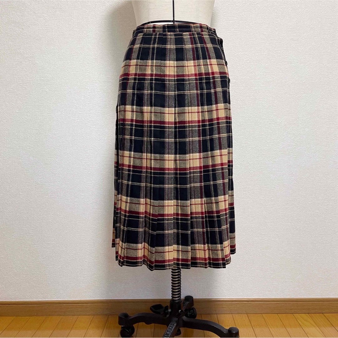 Lochie(ロキエ)のFrance vintage check skirt レディースのスカート(ロングスカート)の商品写真