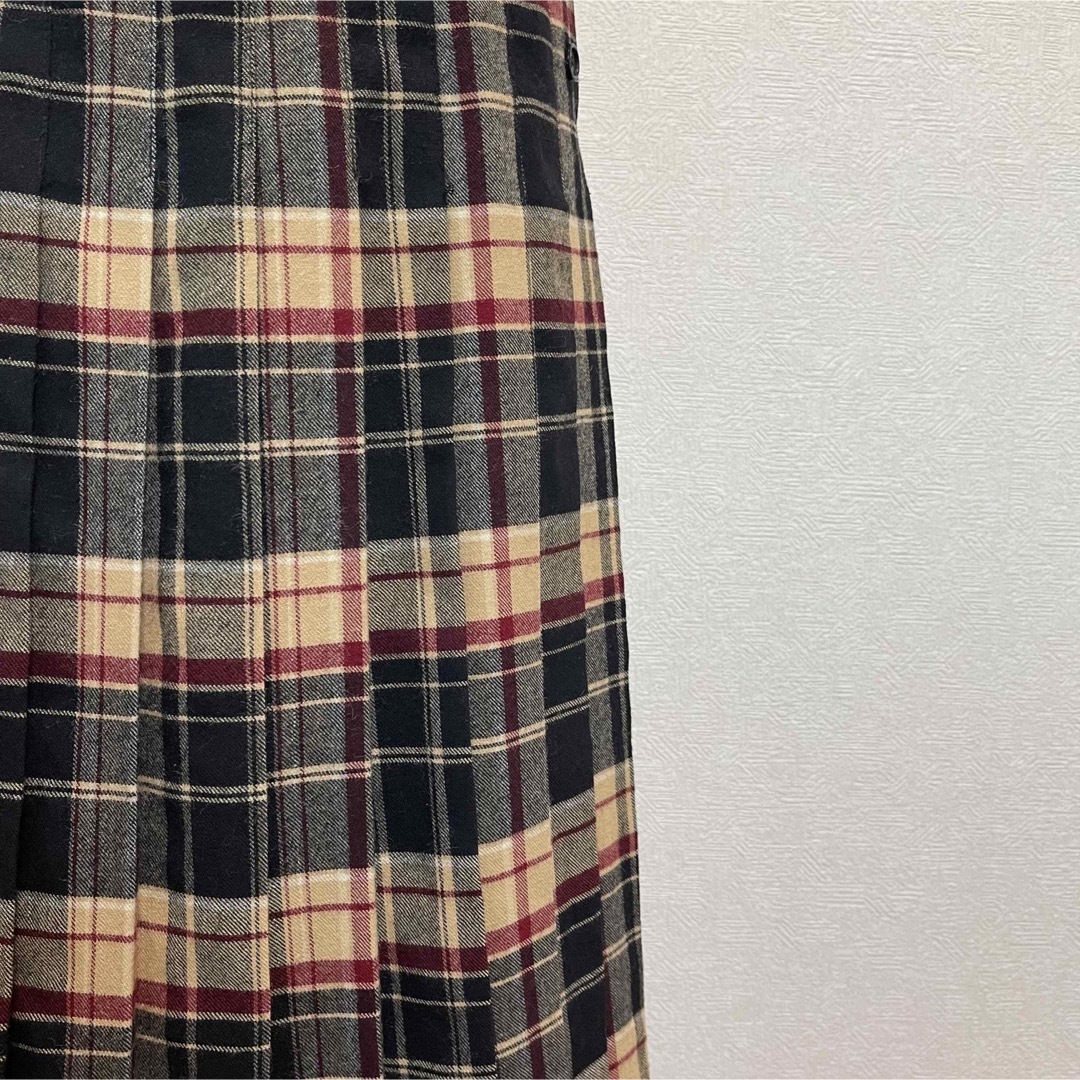 Lochie(ロキエ)のFrance vintage check skirt レディースのスカート(ロングスカート)の商品写真