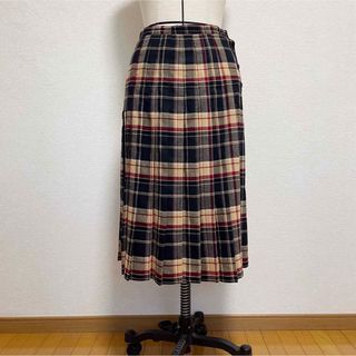 ロキエ(Lochie)のFrance vintage check skirt(ロングスカート)