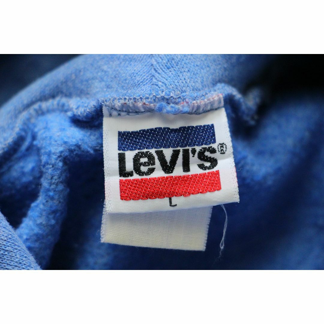 Levi's(リーバイス)の80s Levi'sリーバイス USA OLYMPICオリンピック スウェットパーカー 杢ブルー L★ビンテージ オールド スポーツ ラグランスリーブ メンズのトップス(パーカー)の商品写真