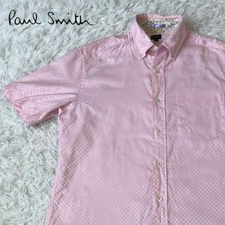 ポールスミス(Paul Smith)のPaul Smith ポールスミス　ピンク　チェック　シャツ　花柄(シャツ)