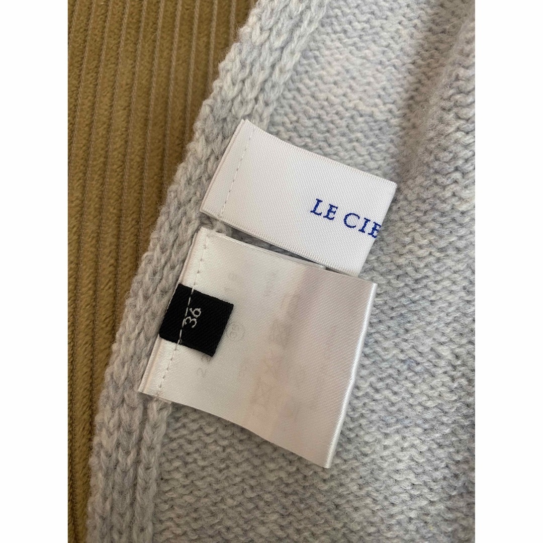 LE CIEL BLEU(ルシェルブルー)のLE CIEL BLEU Tape Detail Knit レディースのトップス(ニット/セーター)の商品写真