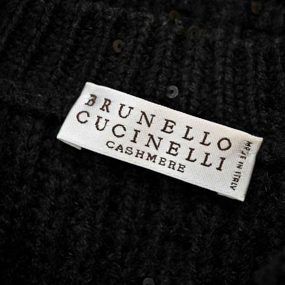 BRUNELLO CUCINELLI(ブルネロクチネリ)の★BRUNELLO CUCINELLI★極美品★カシミヤ混★ダイヤモンドニット レディースのトップス(ニット/セーター)の商品写真