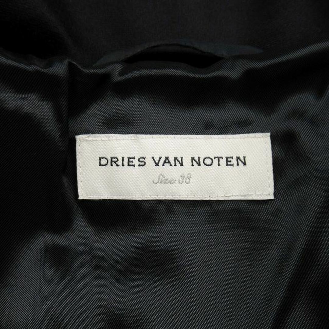 DRIES VAN NOTEN(ドリスヴァンノッテン)のドリスヴァンノッテン コットン生地 ベルテッド チェスターコート ジャケット レディースのジャケット/アウター(その他)の商品写真