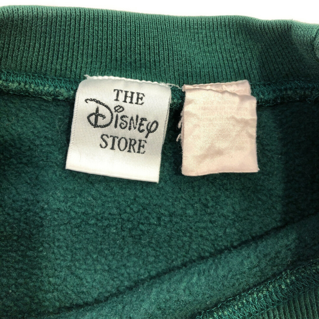 Disney(ディズニー)のSALE///// 90年代 Disney ディズニー THE DISNEY STORE POOH くまのプーさん スウェット 刺繍 グリーン (レディース )  P3766 レディースのトップス(トレーナー/スウェット)の商品写真