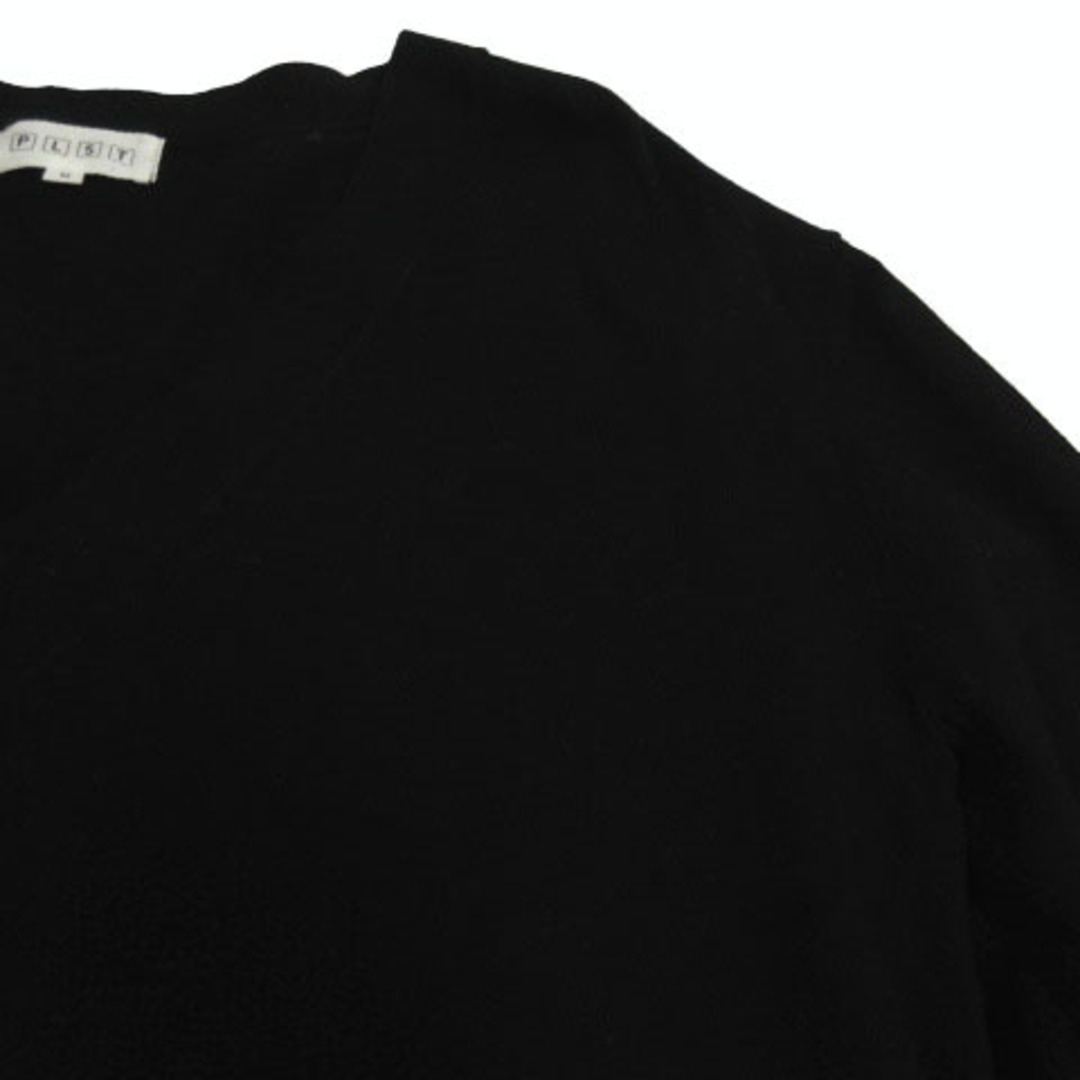 PLST(プラステ)のプラステ PLST カーディガン ニット 長袖 ブラック 黒 M メンズのトップス(カーディガン)の商品写真