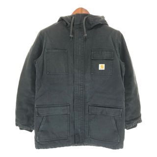 カーハート(carhartt)のSALE///// Carhartt カーハート シベリアンパーカー コート 防寒 ワーク ダック地 ブラック (メンズ L)  P3815(トレンチコート)