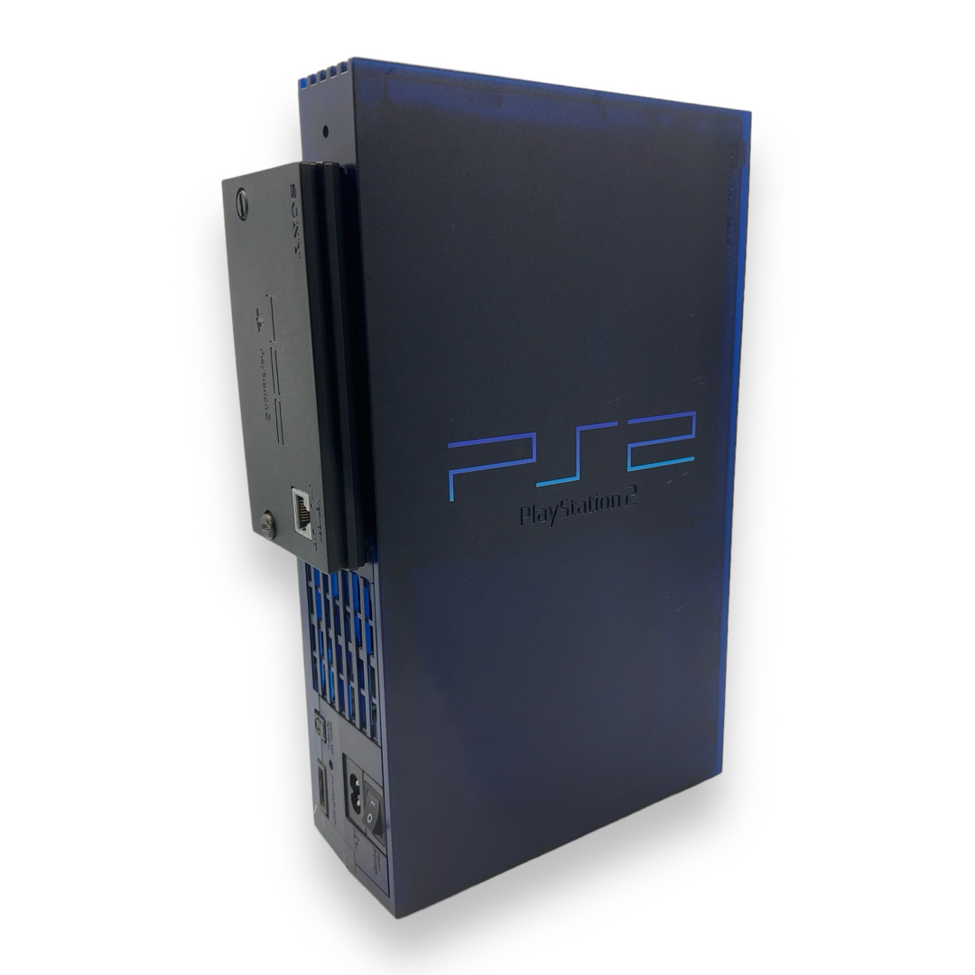 美品 SONY PS2 本体 SCPH-50000 ミッドナイトブルー