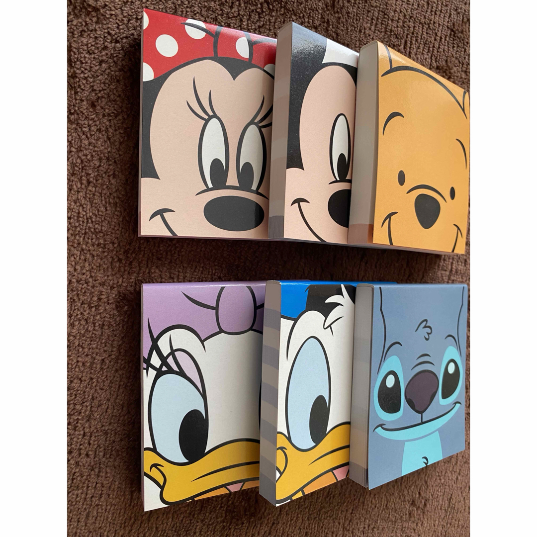 Disney(ディズニー)のDisney メモ帳 6種セット エンタメ/ホビーのおもちゃ/ぬいぐるみ(キャラクターグッズ)の商品写真