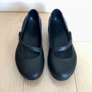 クロックス(crocs)のcrocs クロックス シューズ W5 ブラック(バレエシューズ)