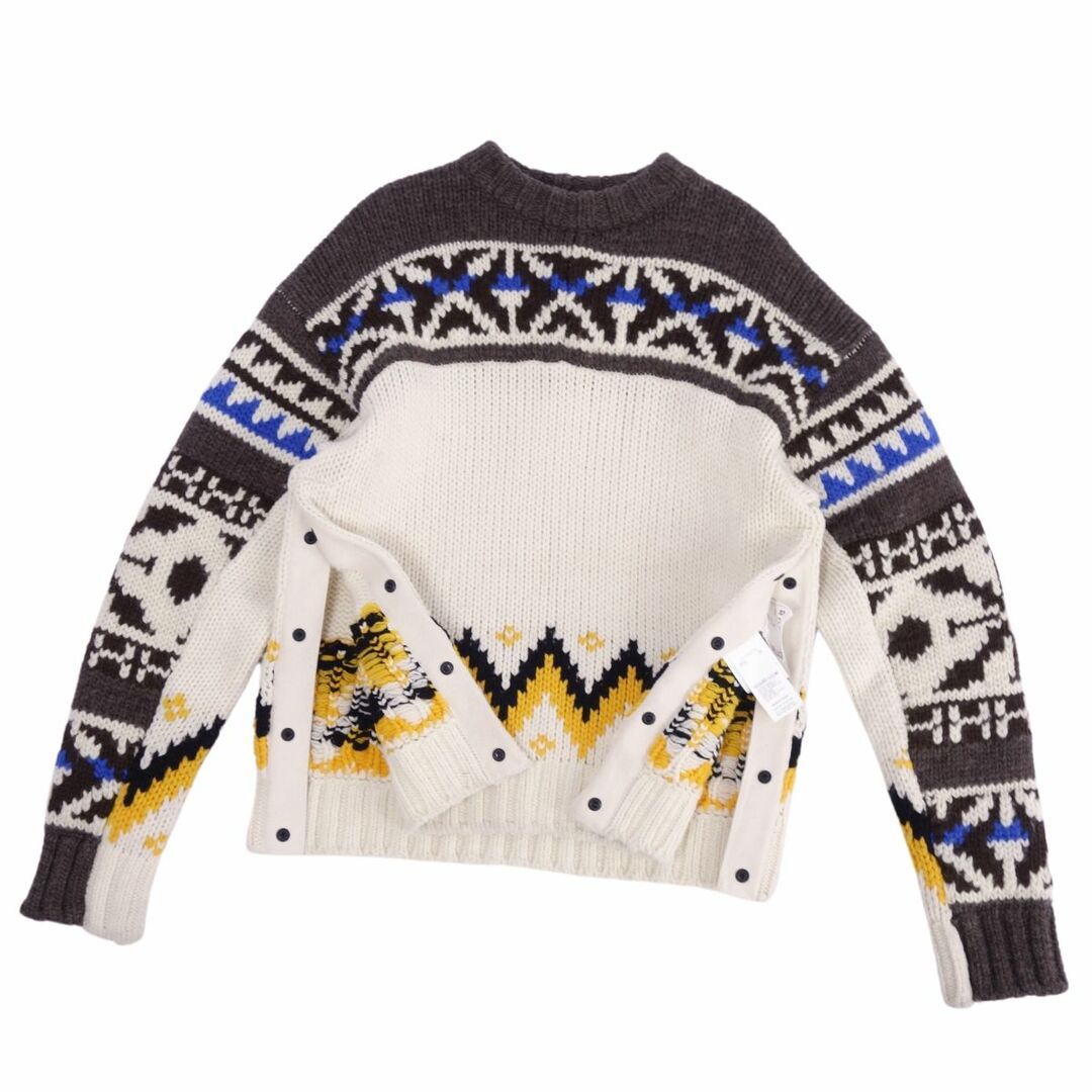 sacai - 美品 サカイ Sacai ニット セーター プルオーバー 22AW sacai - 美品 サカイ Sacai ニット セーター プルオーバー 22AW