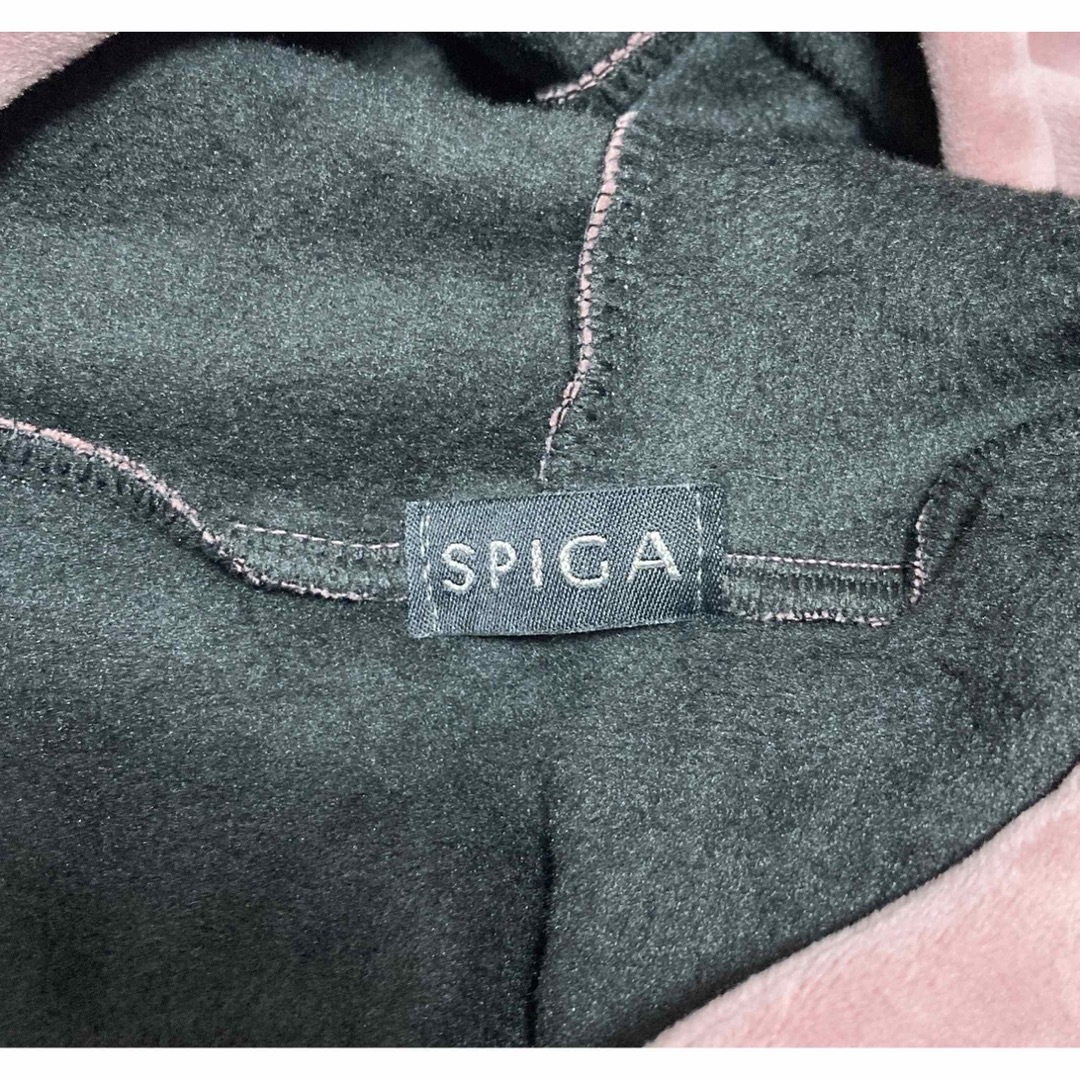 SPIGA(スピーガ)のSPIGA   ベロア裏シャギー袖ラインパーカー レディースのトップス(パーカー)の商品写真