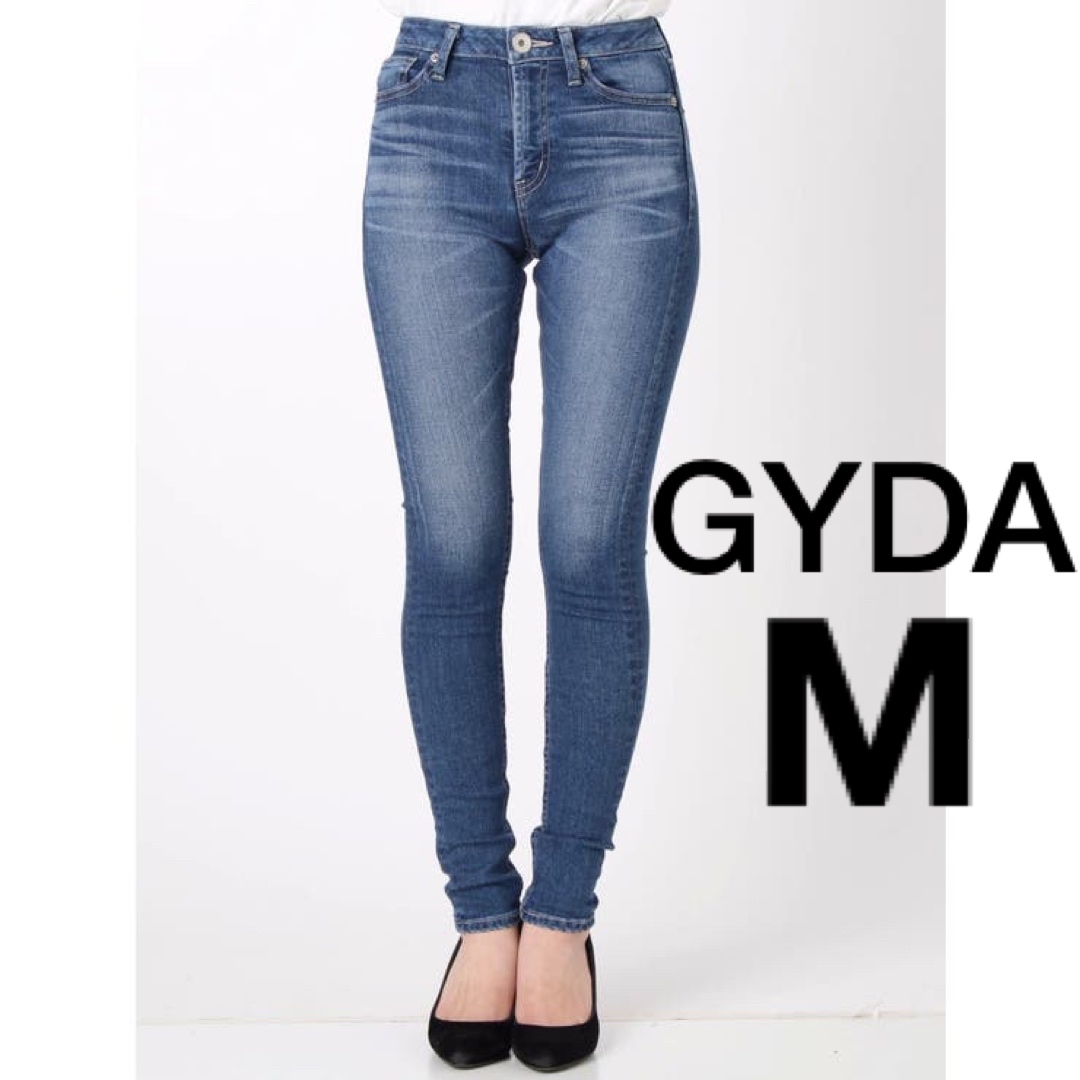 GYDA(ジェイダ)の【美品】 GYDA ジェイダ デニム ミドルウエストスキニー ストレッチ M レディースのパンツ(デニム/ジーンズ)の商品写真